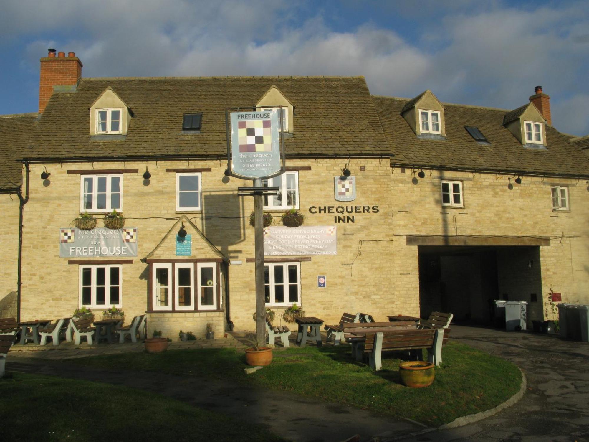 The Chequers Inn Cassington Exterior foto